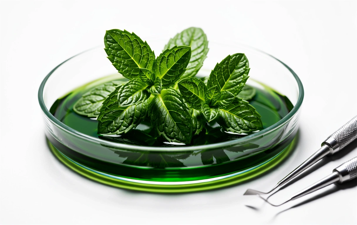 Clinical glassware and botanical essence